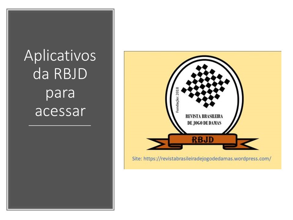 Aplicativos disponíveis da RBJD para acessar – Revista Brasileira